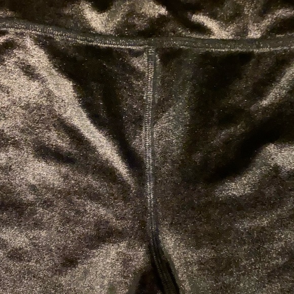 VS Pink Ultimate Shimmer Velvet Leggings - Picture 3 of 4
